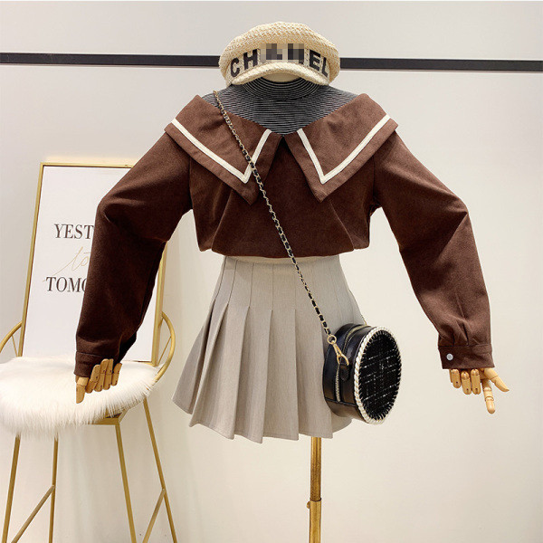 Modern női blúz pólógallérral több színben