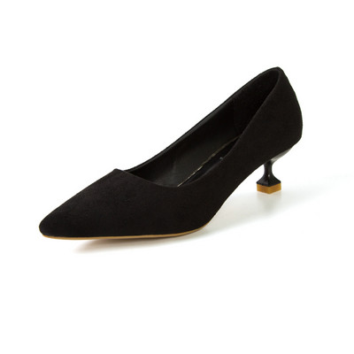 Νέο μοντέλο γυναικεία παπούτσια μυτερό μοντέλο με τακούνι σε διάφορα χρώματα