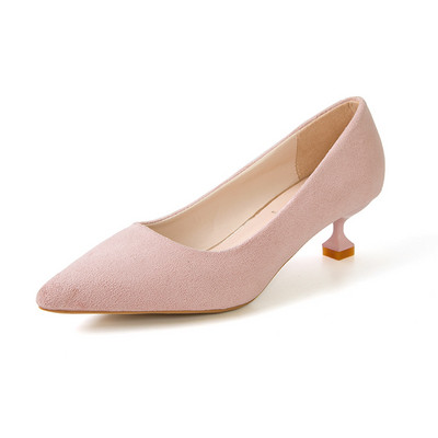 Νέο μοντέλο γυναικεία παπούτσια μυτερό μοντέλο με τακούνι σε διάφορα χρώματα