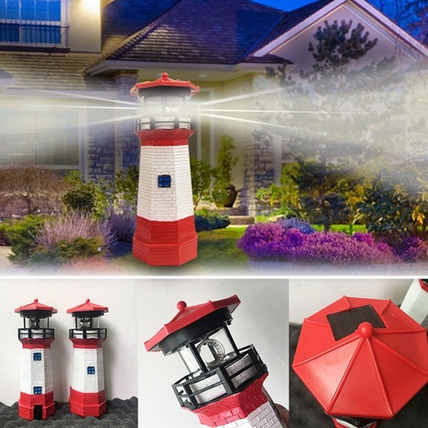 Ηλιακή περιστρεφόμενη λάμπα LED 360 μοιρών με τη μορφή  προβολέα