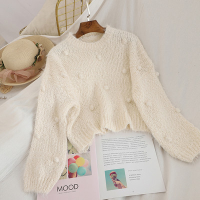 Νέο μοντέλο γυναικείο πουλόβερ σε τέσσερα χρώματα ευρύ μοντέλο