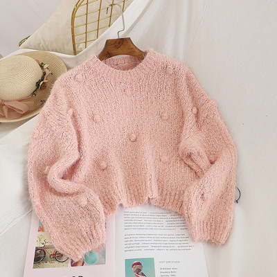 Νέο μοντέλο γυναικείο πουλόβερ σε τέσσερα χρώματα ευρύ μοντέλο