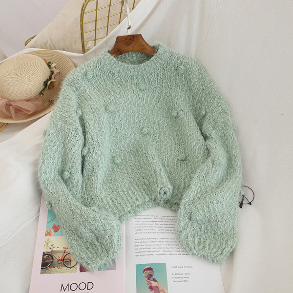 Νέο μοντέλο γυναικείο πουλόβερ σε τέσσερα χρώματα ευρύ μοντέλο