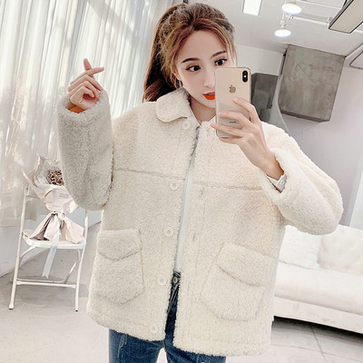 Női télikabát széles modell zsebekkel, három színben