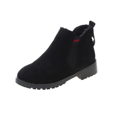 Modern női csizma öko velúrból, puha béléssel