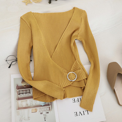 Γυναικεία casual μπλούζα  σε διάφορα χρώματα με V-neck