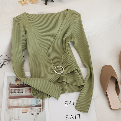 Γυναικεία casual μπλούζα  σε διάφορα χρώματα με V-neck