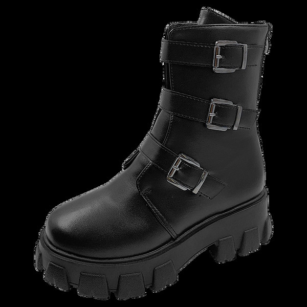 Ghete de dama moderne cu talpa aspra si catarame