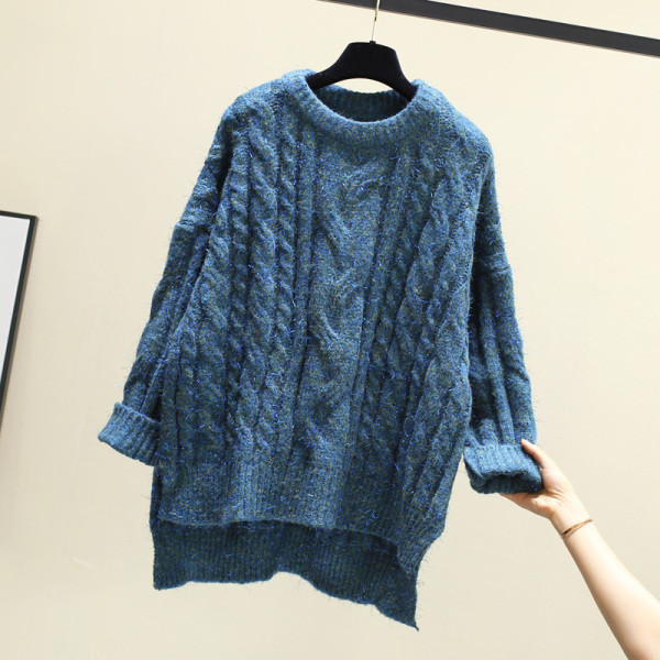 Pulover dama iarna model asimetric in mai multe culori