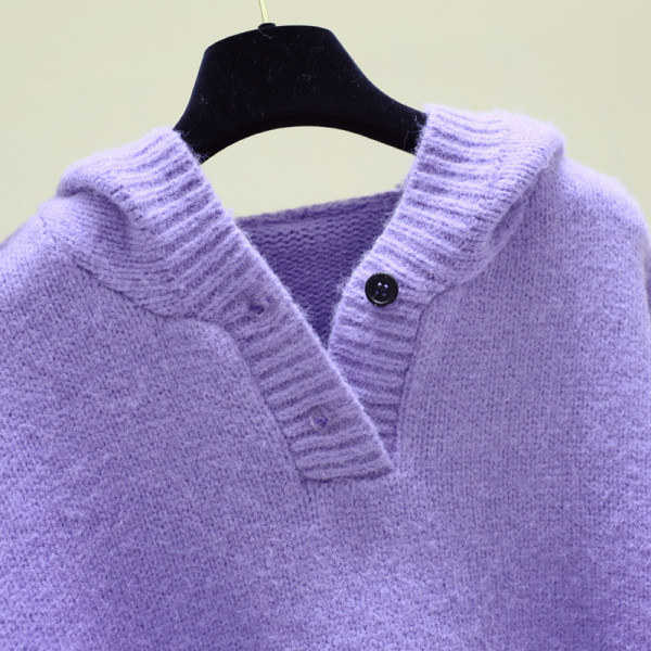 Női vastag blúz kapucnival több színben