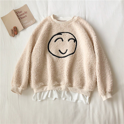 Καθημερινό γυναικείο  πουλόβερ  σε τρία χρώματα με κεντήματα και λαιμόκοψη  O