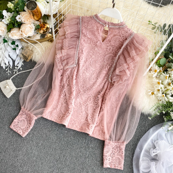 Női ing tüll és csipke többféle színben