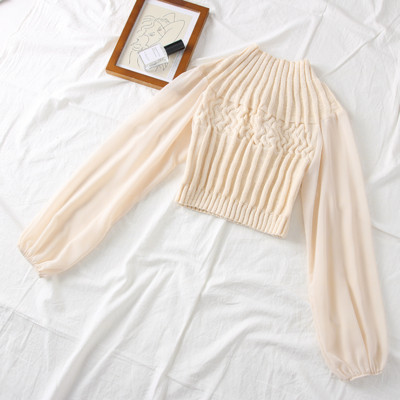 Új modell női blúz tüll ujjal több színben