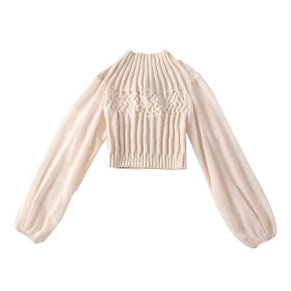 Új modell női blúz tüll ujjal több színben