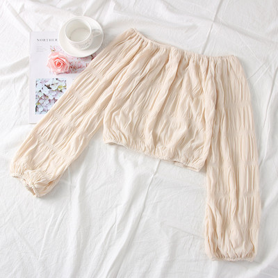 Új modell női blúz csónakos nyakkivágással több színben