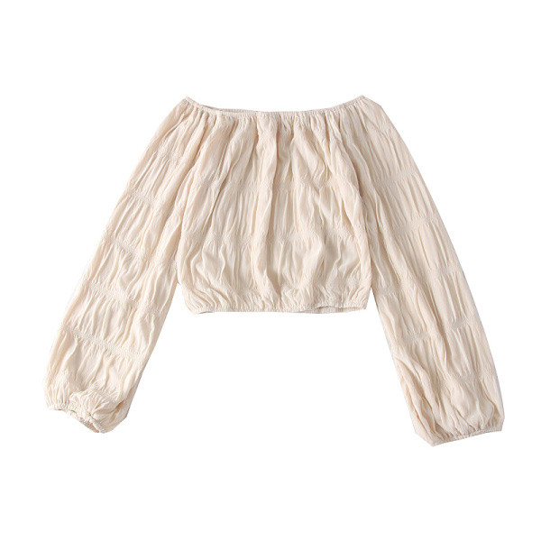 Új modell női blúz csónakos nyakkivágással több színben