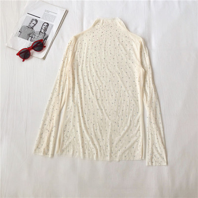 Modern női blúz három színben kövekkel