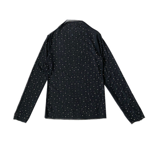 Modern női blúz három színben kövekkel