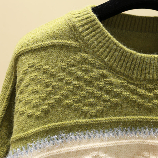 Női téli pulóver három színben - széles modell