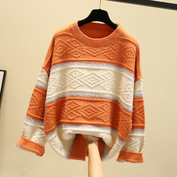 Női téli pulóver három színben - széles modell