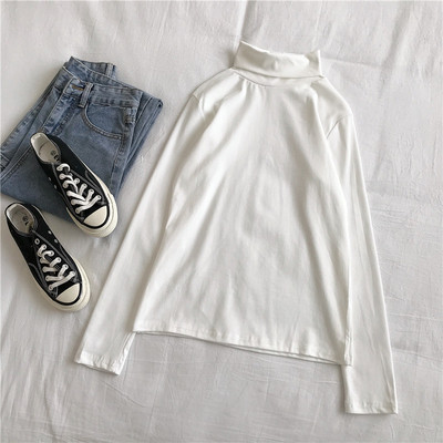 Casual  γυναικεία μπλούζα σε τρία χρώματα κλασικό μοντέλο με κολάρο