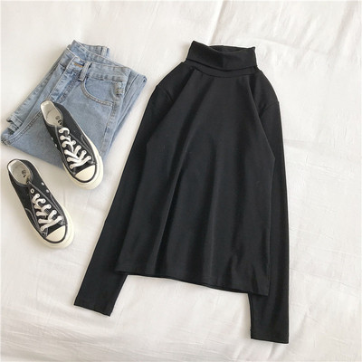 Casual  γυναικεία μπλούζα σε τρία χρώματα κλασικό μοντέλο με κολάρο