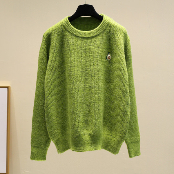 Női alkalmi pulóver több színben hímzéssel