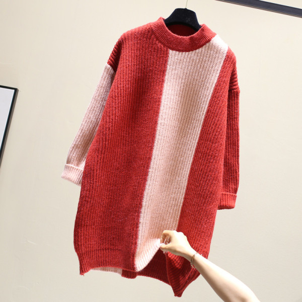 Γυναικείο  μοντέρνο πουλόβερ φαρδύ μοντέλο σε διάφορα χρώματα