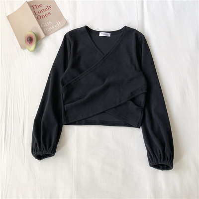 Alkalmi női blúz V-nyakú és hosszú ujjú három színben