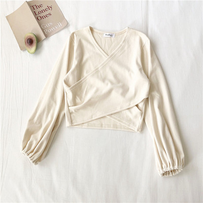 Alkalmi női blúz V-nyakú és hosszú ujjú három színben