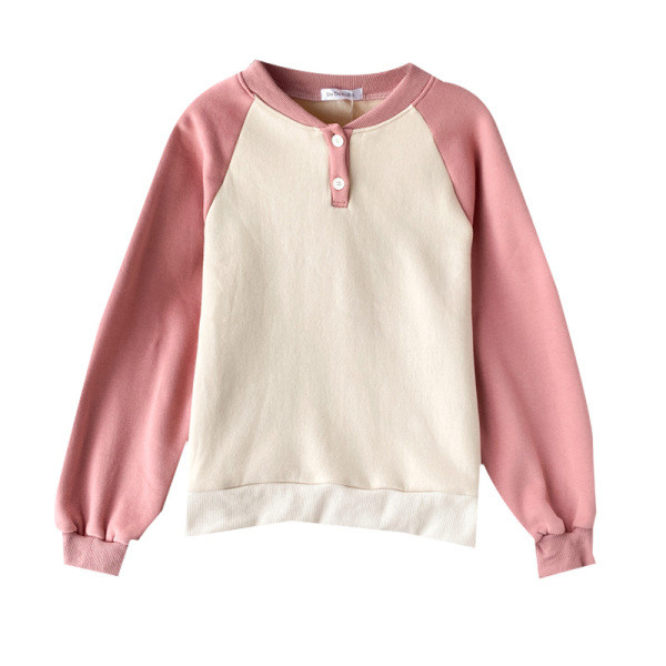 Μοντέρνα γυναικεία μπλούζα με κουμπιά και οβάλ λαιμόκοψη σε τρία χρώματα