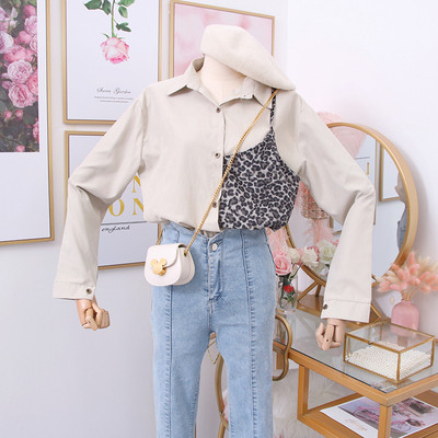 Μοντέρνο γυναικείο πουκάμισο με κλασικό γιακά - σε διάφορα χρώματα