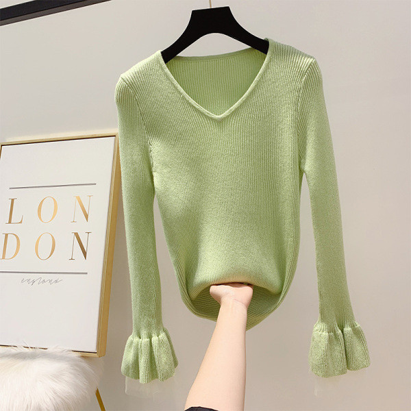 ΝΕΟ Μοντέλο γυναικείο πουλόβερ και V-Neck - Shiny Effect