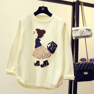 Női őszi-téli pulóver aszimmetrikus modell több színben