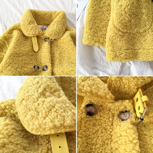 Modern női kabát öt színben, gombokkal és zsebekkel