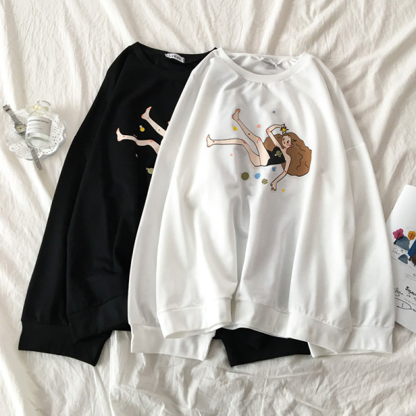 Női alkalmi blúz fehér és fekete színben, rátéttel és ovális nyakkivágással