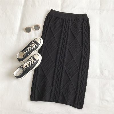 Καθημερινή γυναικεία φούστα σε τρία χρώματα με ελαστική μέση