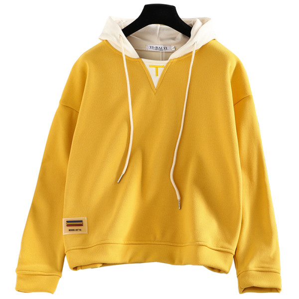 Új modell női pulóver kapucnival és hosszú ujjal, két színben