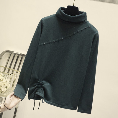 Modern női blúz magas pólógallérral és gombokkal több színben