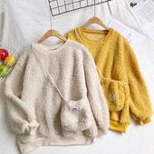 Alkalmi női pulóver széles modell négy színben