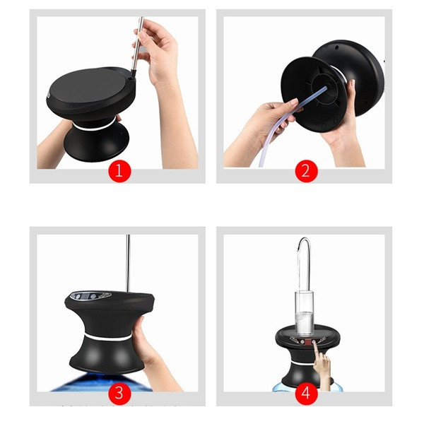 Automata elektromos vízpumpa palackokhoz érintőképernyős kijelzővel