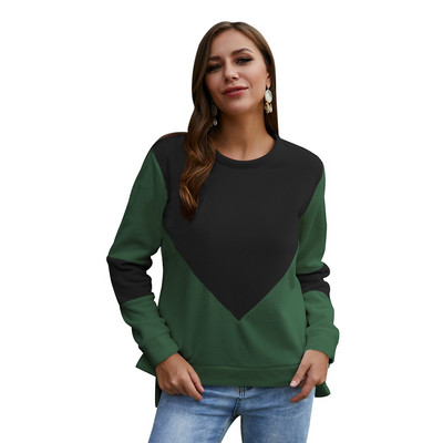 Női téli blúz, hosszú ujjú, O-nyakú, öt színben