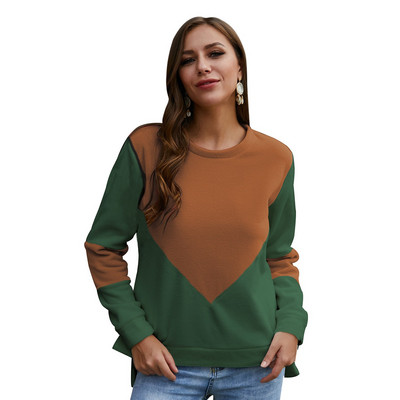 Női téli blúz, hosszú ujjú, O-nyakú, öt színben