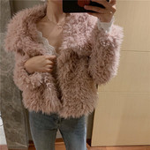 Rövid pehelykabát rózsaszín és bézs színben