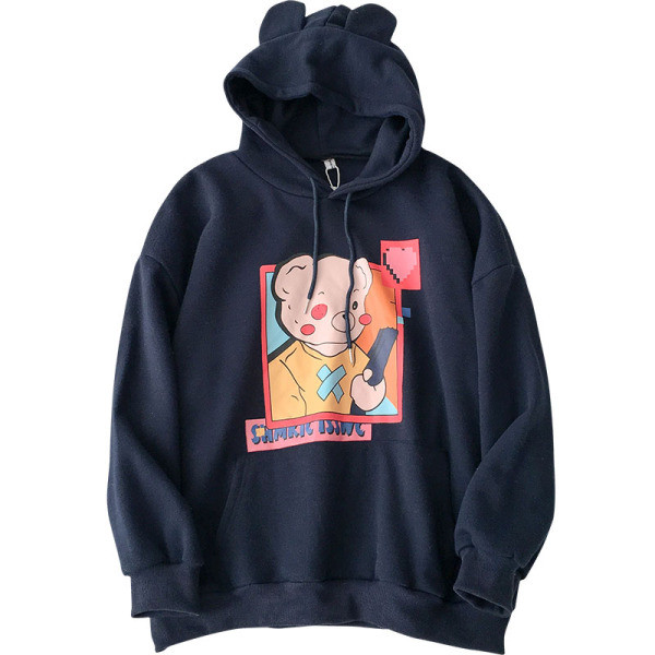 Napi női pulóver rátéttel és 3D elemekkel