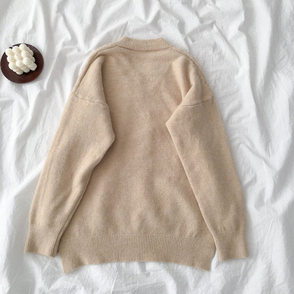 Alkalmi női pulóver több színben V-nyakkal