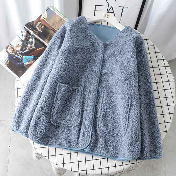 Palton de puf de damă modern cu buzunare și mâneci lungi în trei culori