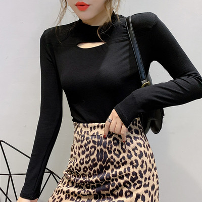 Lezser női blúz Vékony modell öt színben, hosszú ujjal