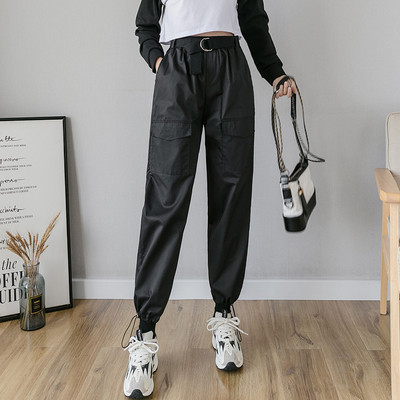 Női alkalmi nadrág széles modell három színben, zsebekkel