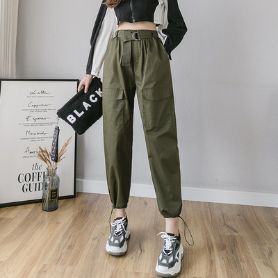 Női alkalmi nadrág széles modell három színben, zsebekkel